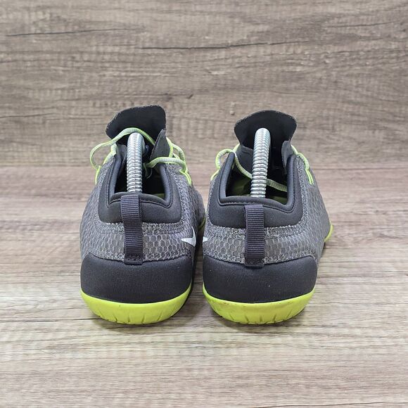 Nike Free 1.0 Cross Bionic Women's Size 9 Grey Neon Green Shoes (641530-200) - Picture 4 of 9